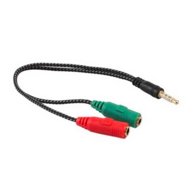 GENERICO Cable Jack 3.5mm Macho a 2 RCA Audio Hembra